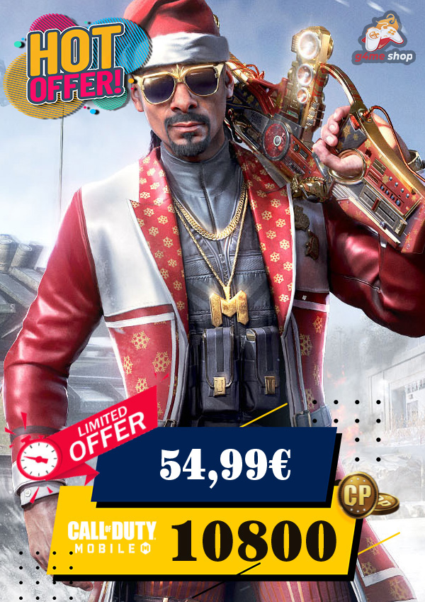 Hot Offer Call Of Duty Mobile 10800 CP