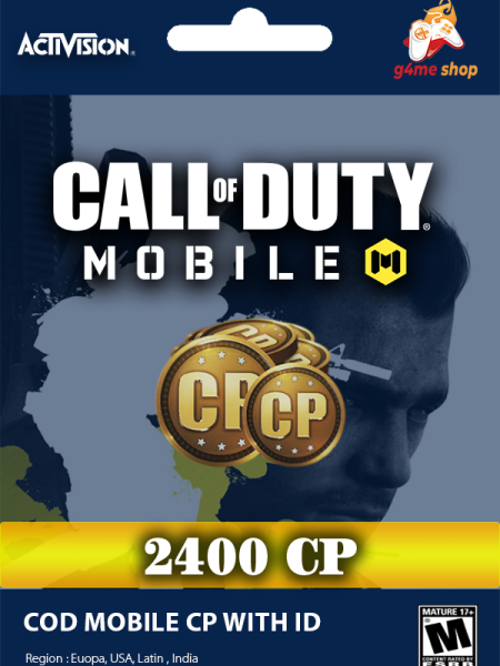 COD Mobile 2400 CP with ID